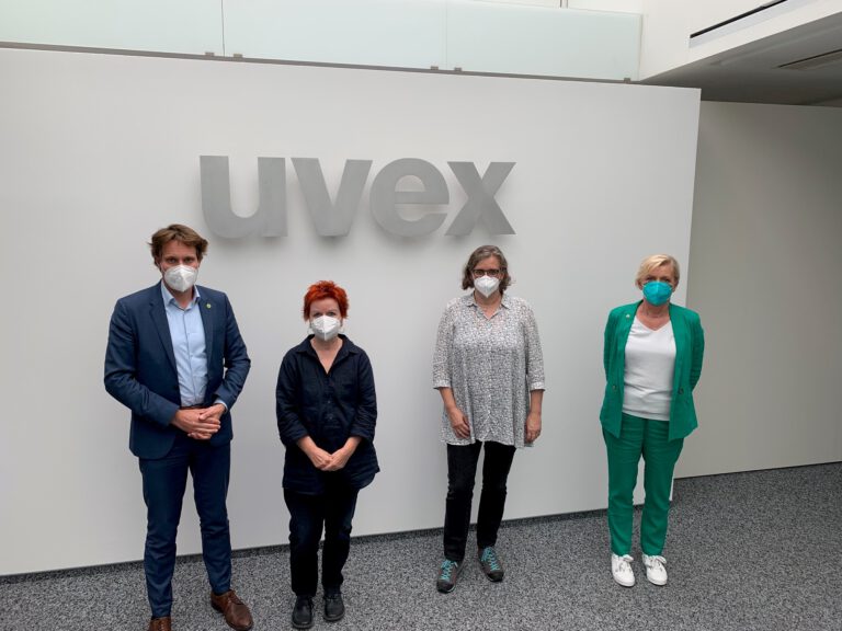 Besuch beim Fürther Familienunternehmen Uvex