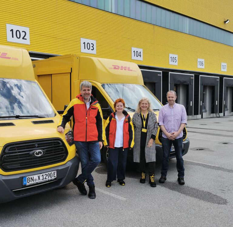 Besuch bei der Deutschen Post DHL Group in Germering