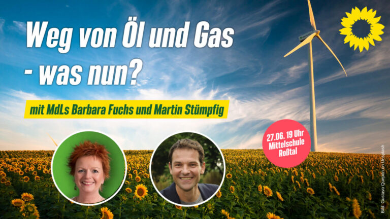 Einladung: „Raus aus fossilem Öl und Gas – was nun?“ in Roßtal