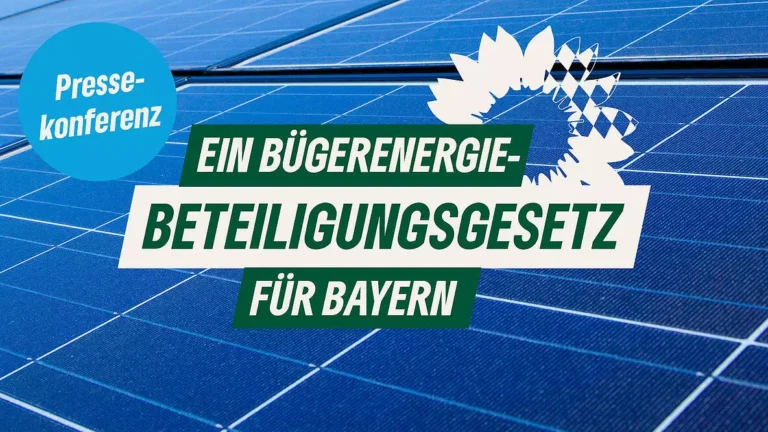 Energiewende mit allen für alle – Ein Bürgerenergiebeteiligungsgesetz für Bayern